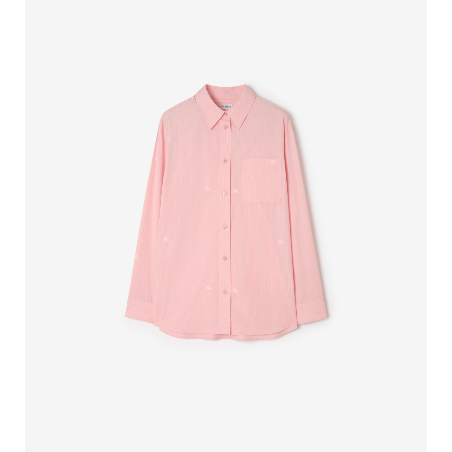Relaxed Fit Knight Fil Coupé Striped Cotton Shirt