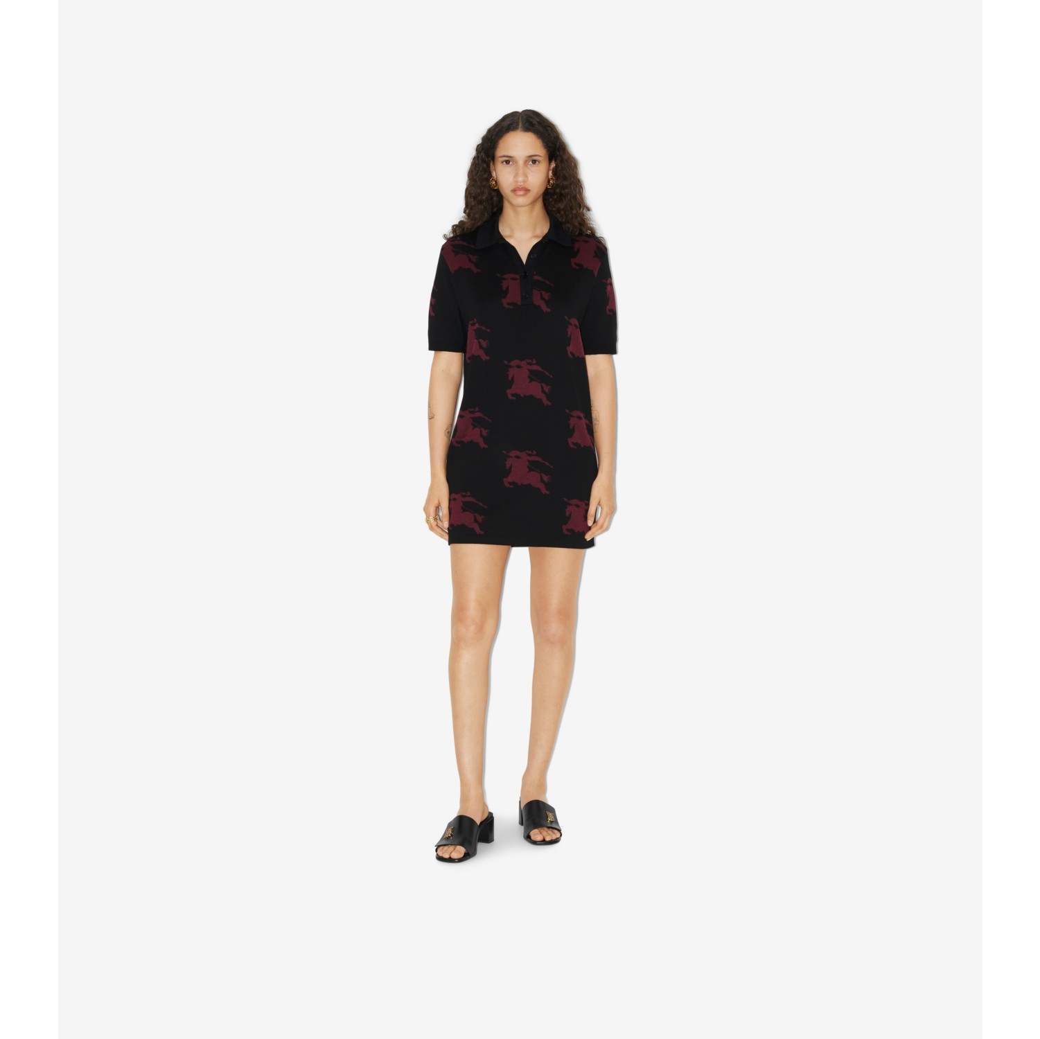 Burberry polo on sale womens bordeaux