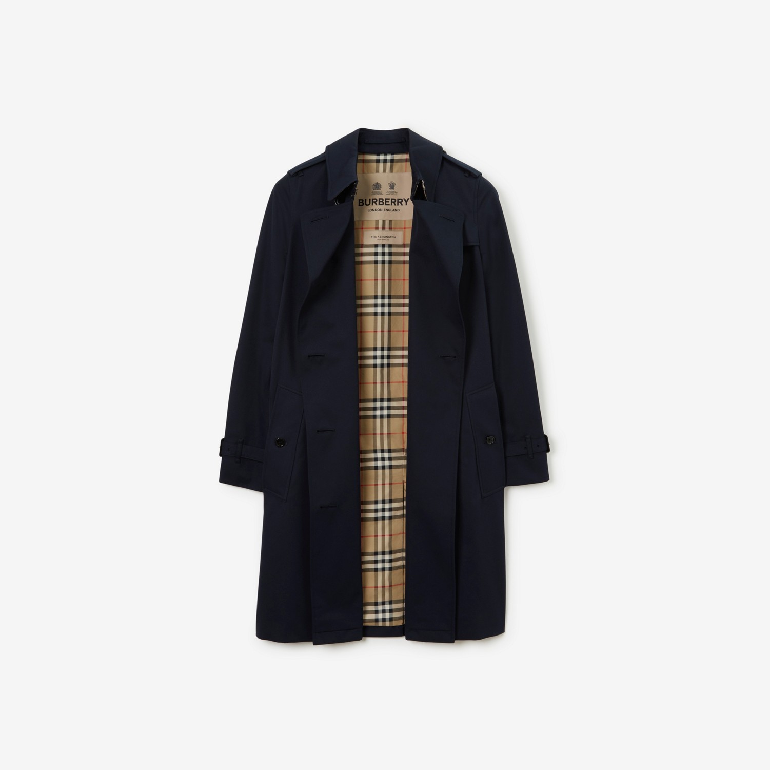 Mid-length Kensington Heritage Trench Coat in Coal Blue - Women | Burberry® Official