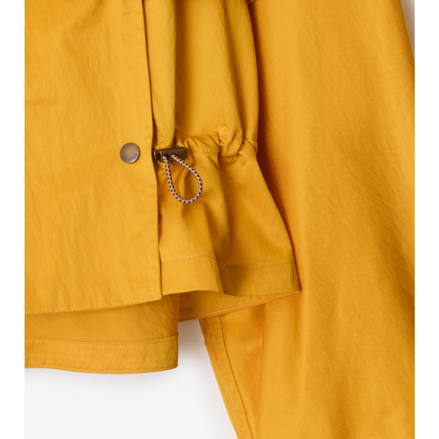 Satin Hooded Trench Jacket