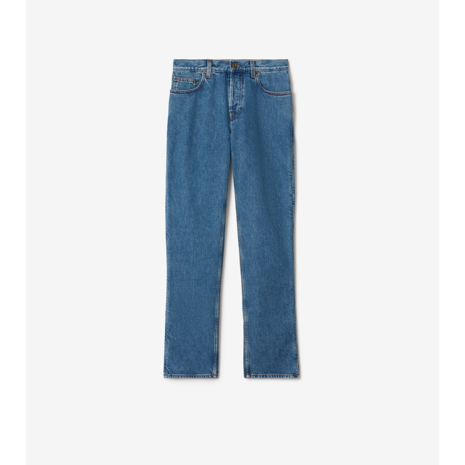 Mid-rise Straight Jeans