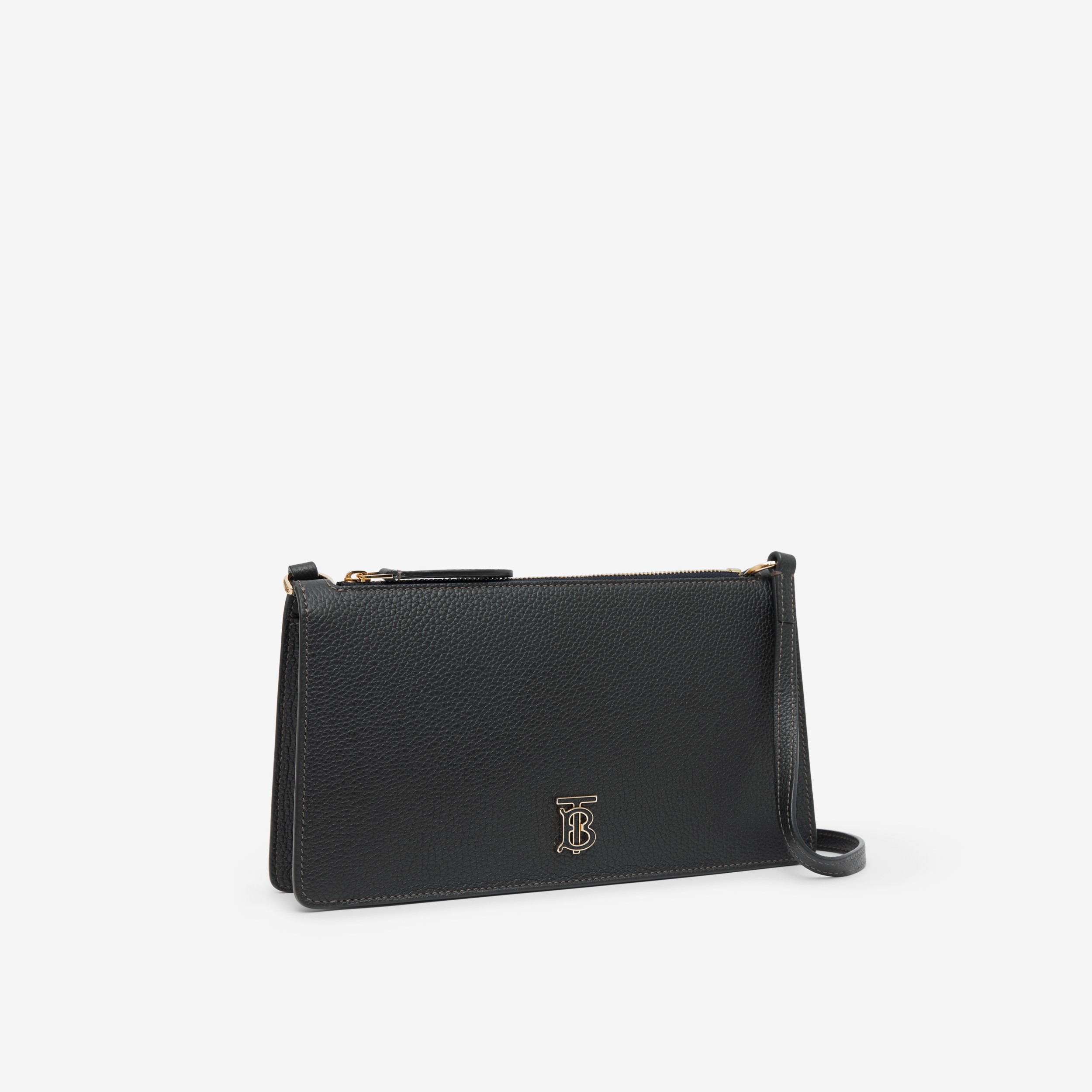 Mini TB Shoulder Pouch in Black - Women | Burberry® Official