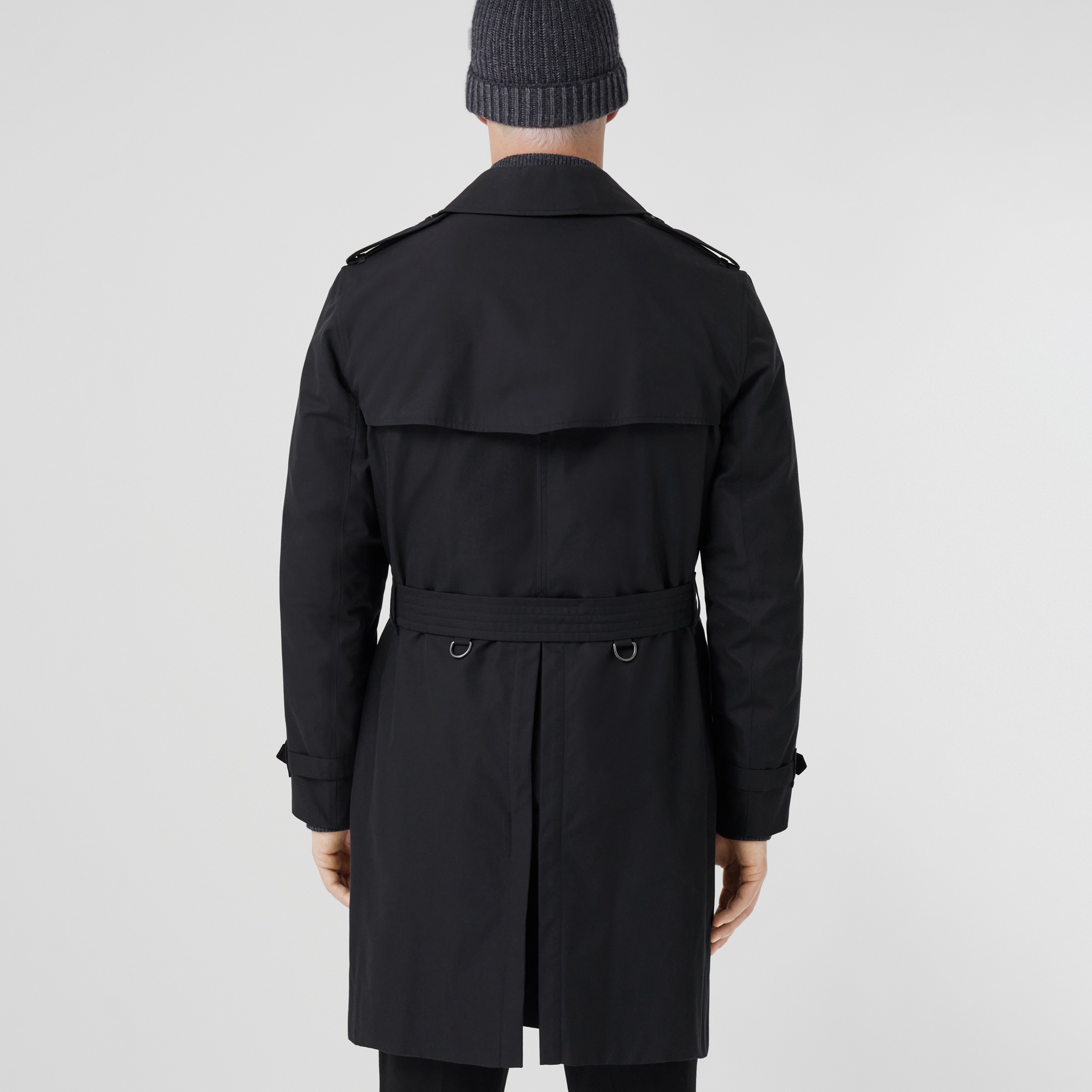 Trench coat estilo Kensington médio (Meia-noite) - Homens | Burberry® oficial - 2