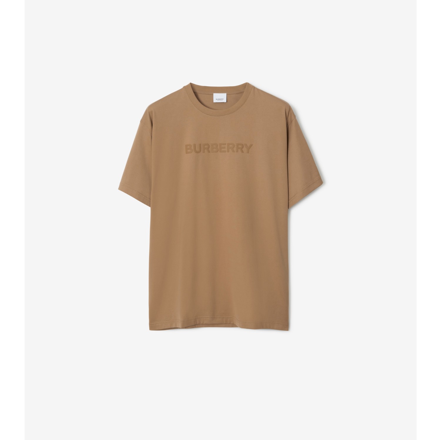 ロゴ コットンTシャツ (キャメル) - メンズ, コットン | Burberry®公式サイト