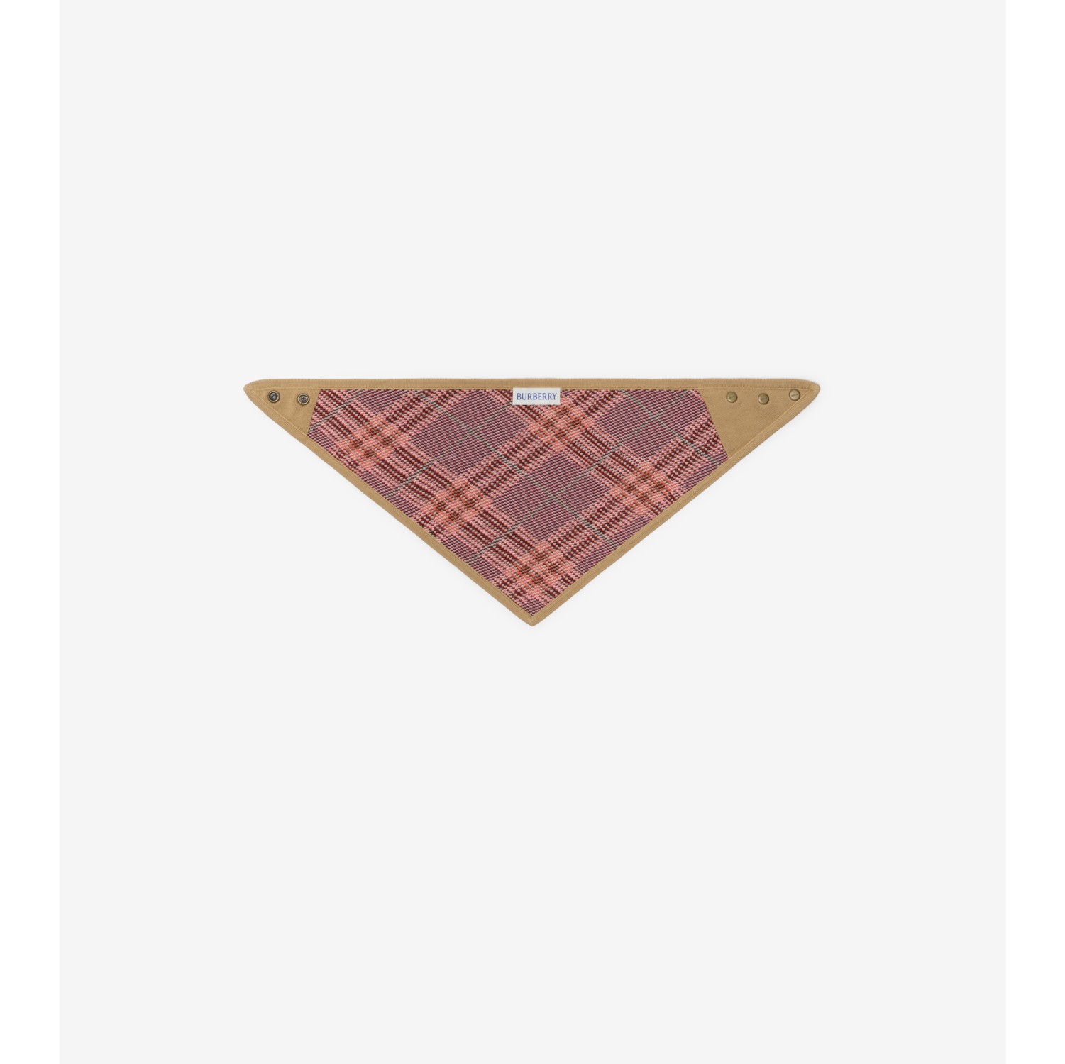 Check Cotton Blend Dog Bandana