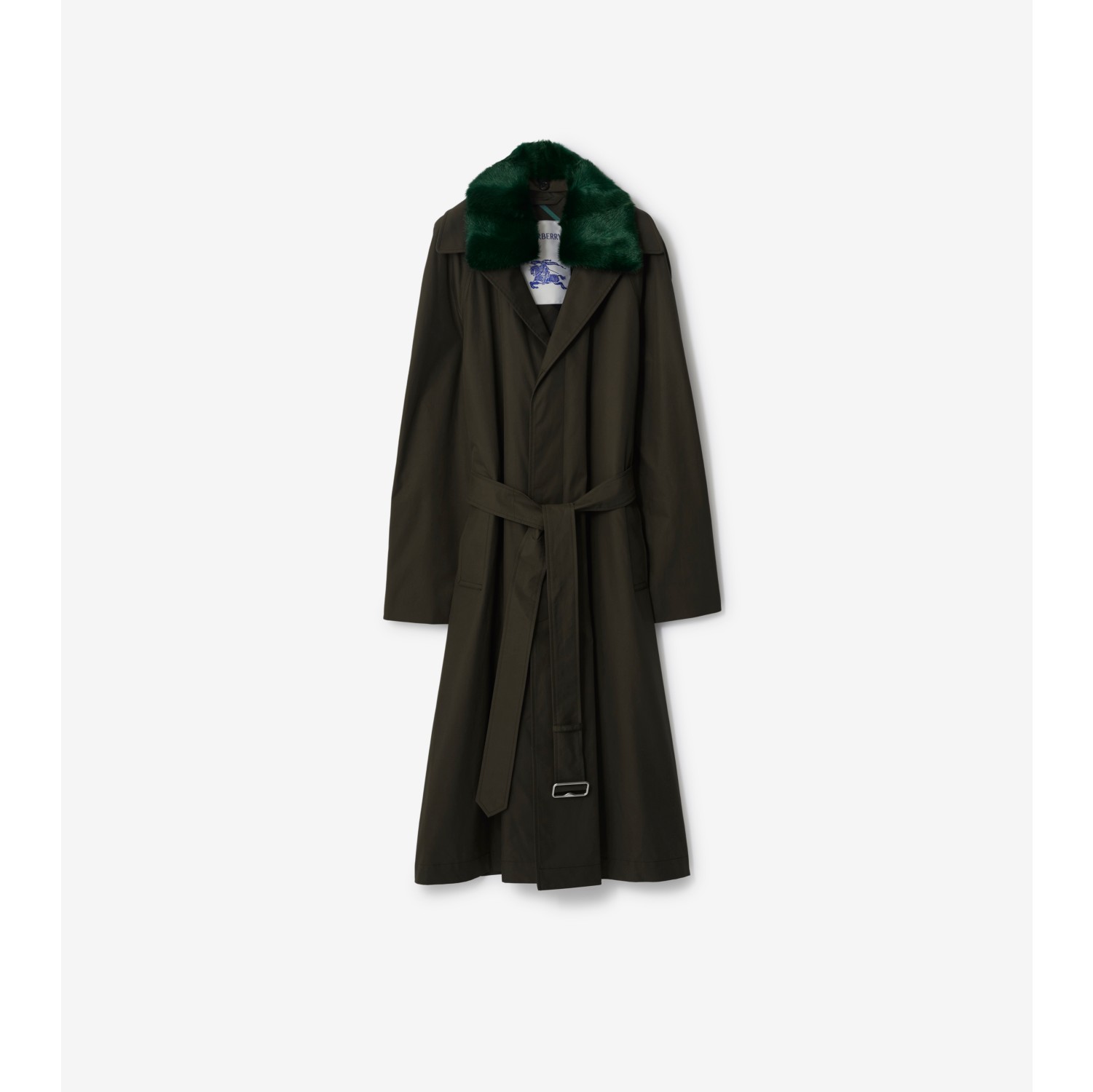 Burberry fur hot sale cape