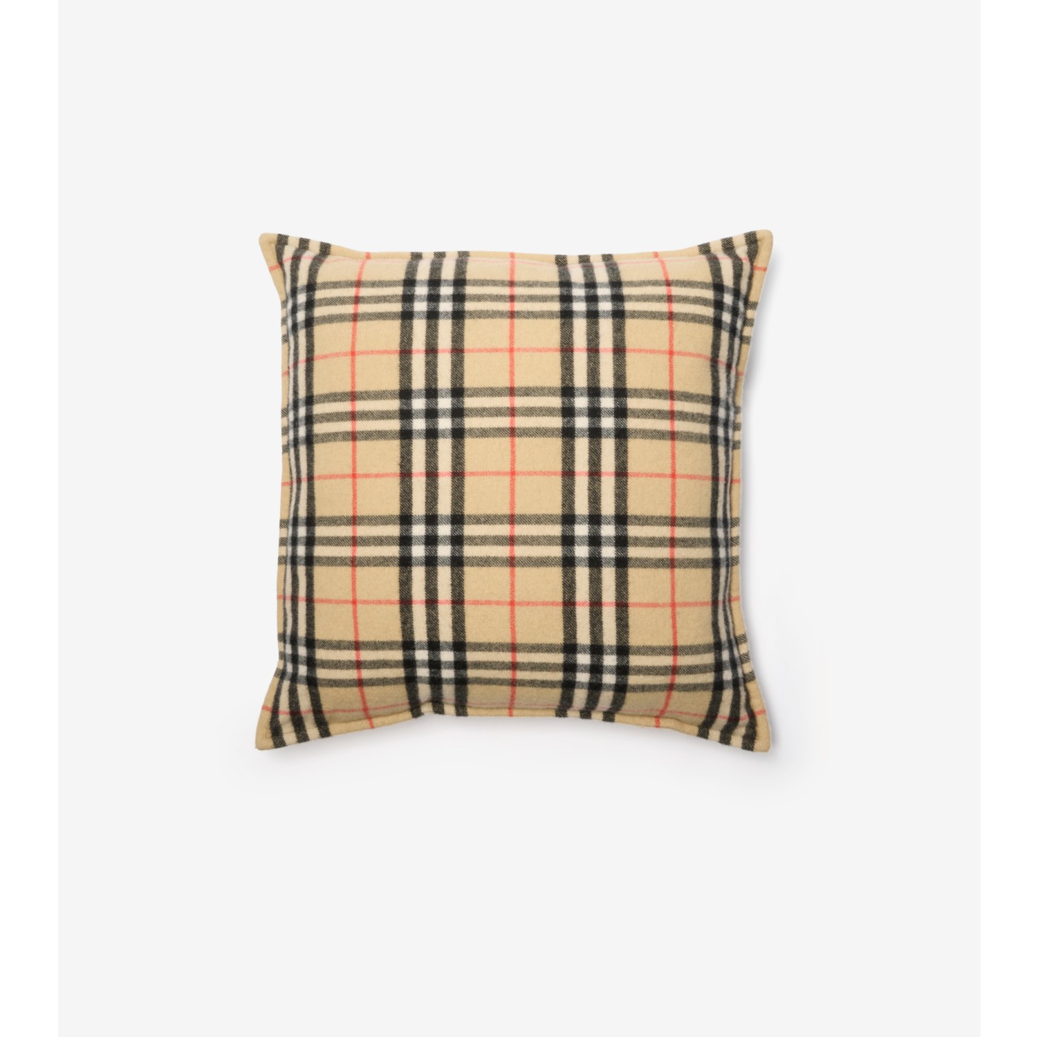 Check Cashmere Cushion