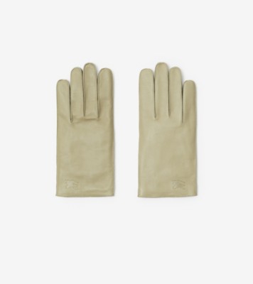 Burberry gloves hotsell mens green