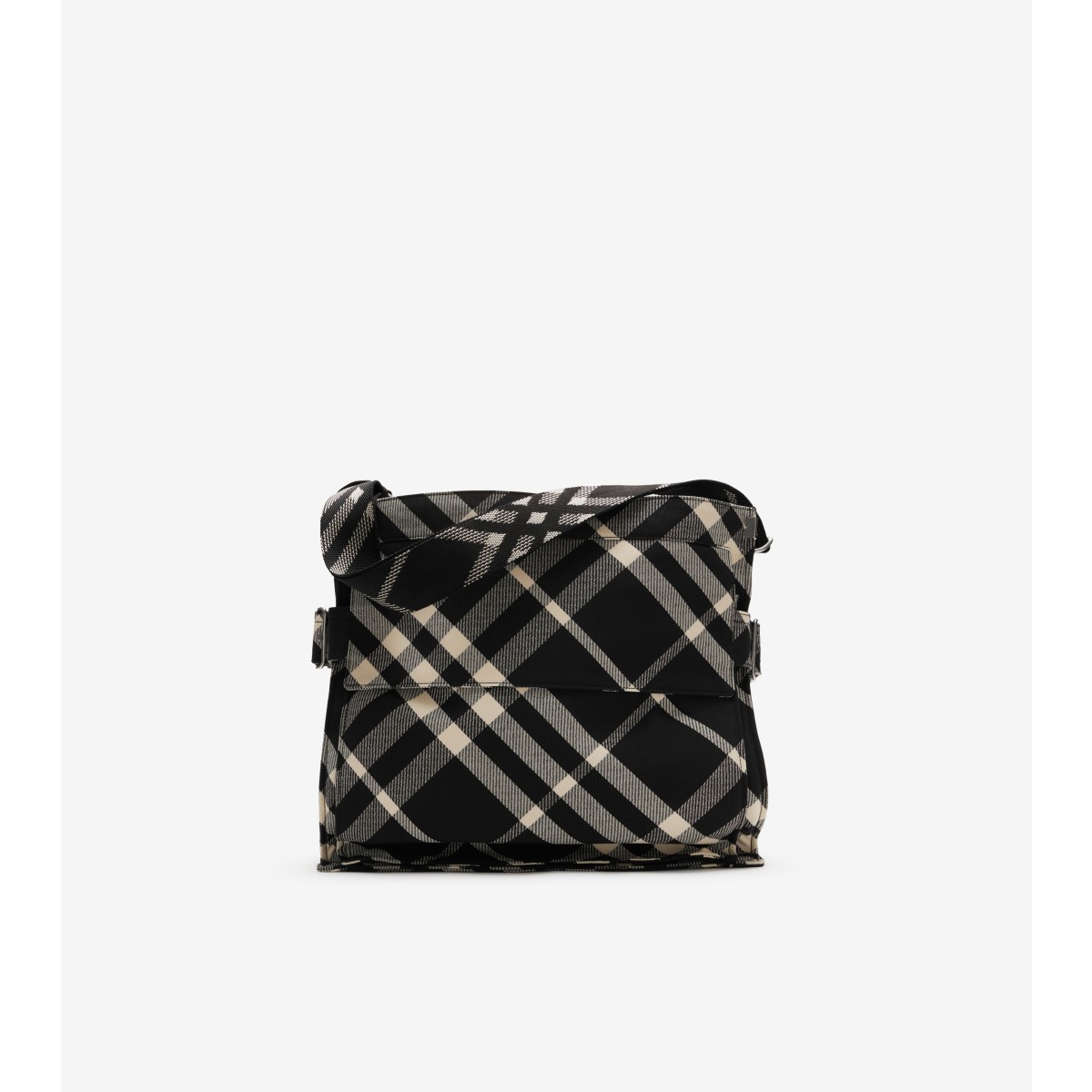 Shop Burberry Medium Trench Tote In Black/calico