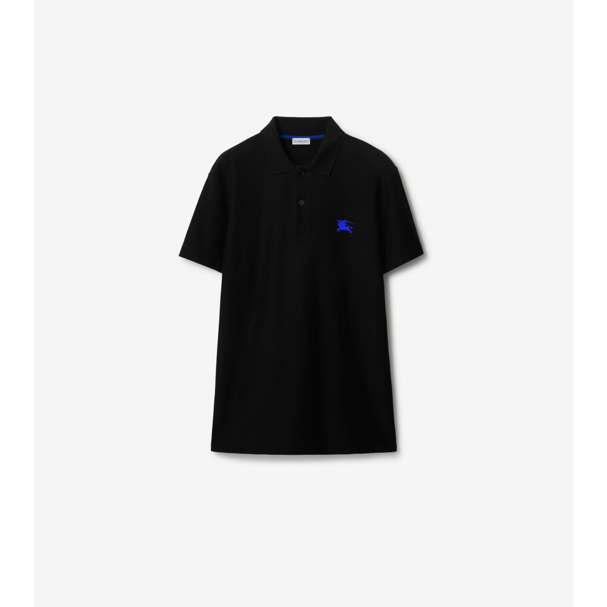 Burberry Cotton Polo Shirt In Black