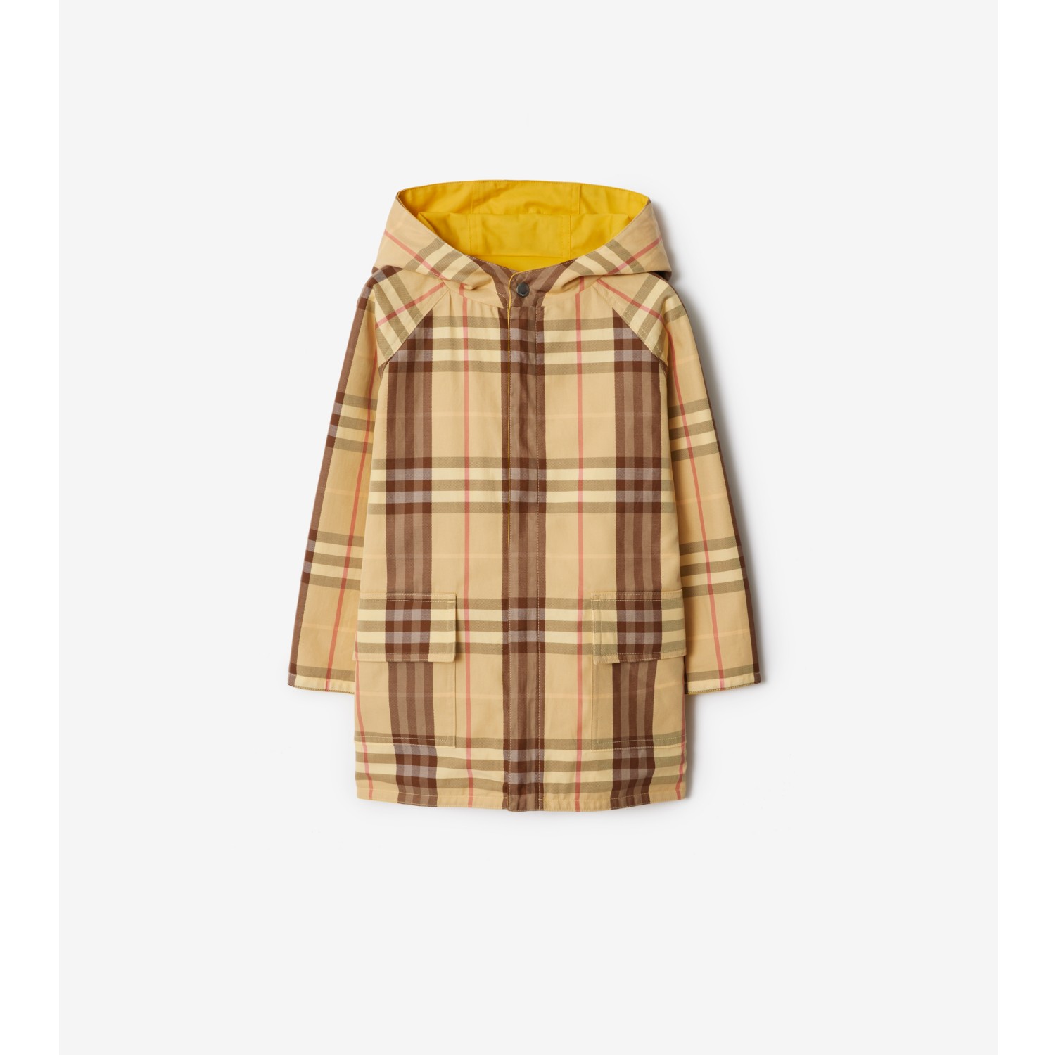 Reversible Check Cotton Coat