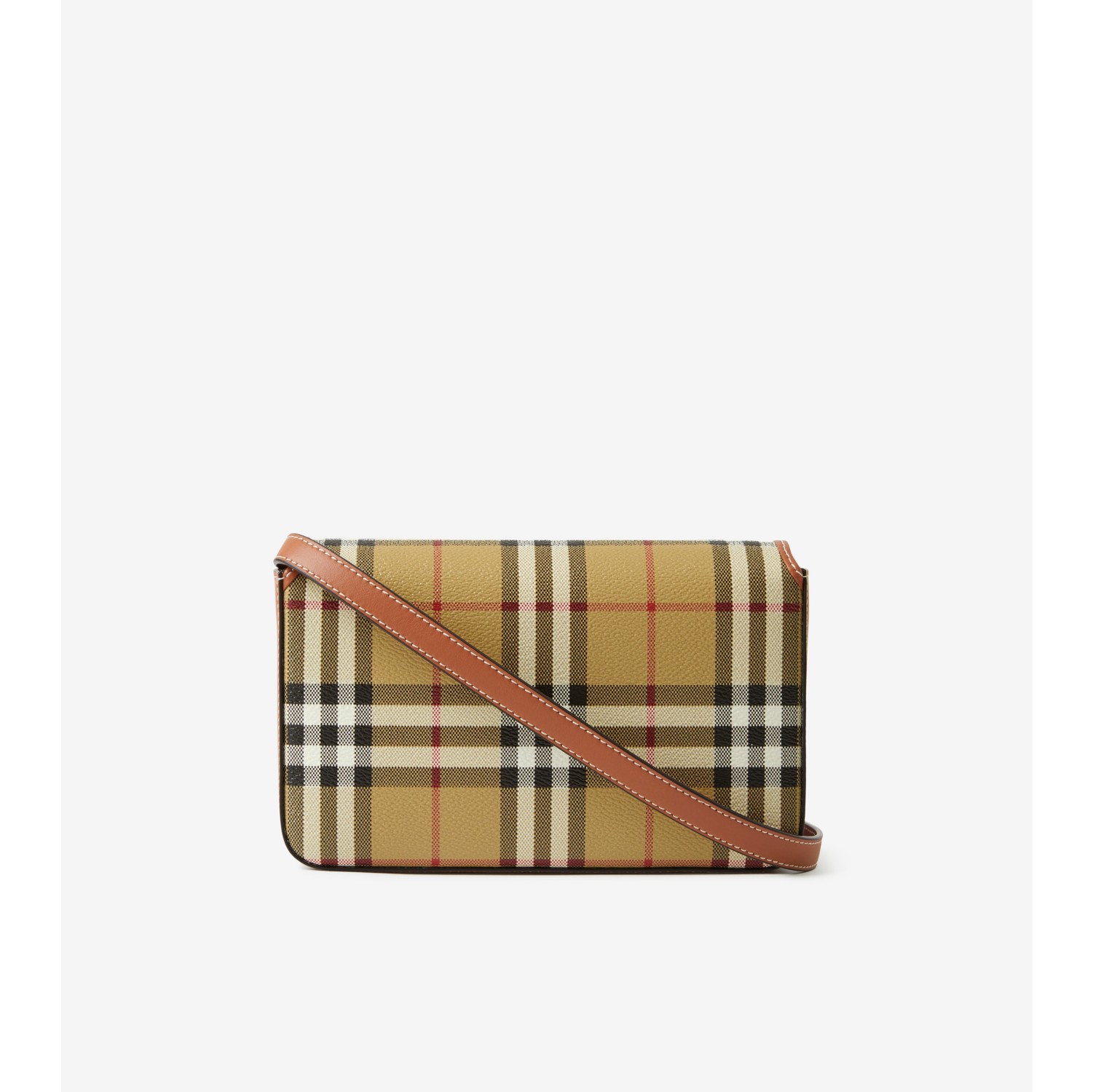 Burberry check store crossbody bag