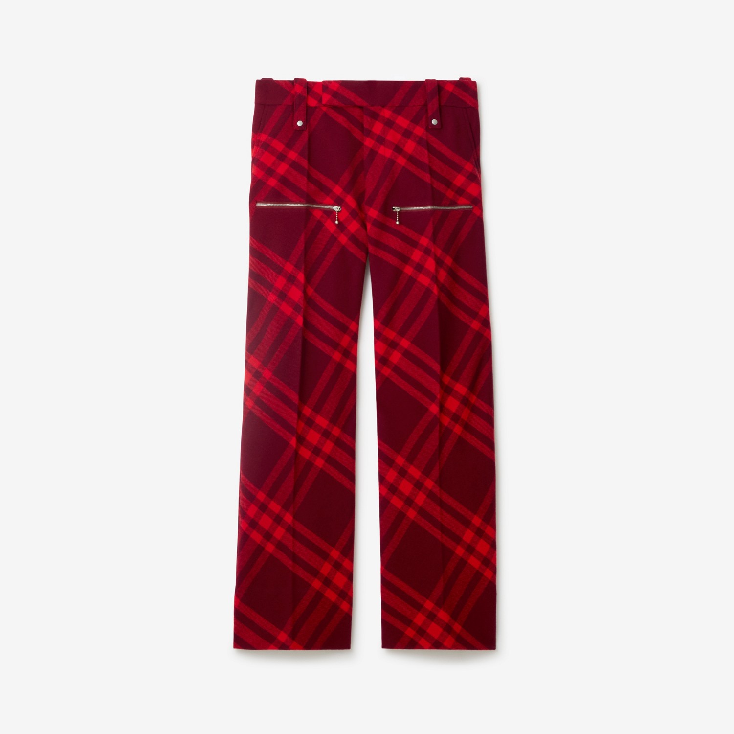 Pantaloni in lana Check (Ripple) - Uomo | Sito ufficiale Burberry®