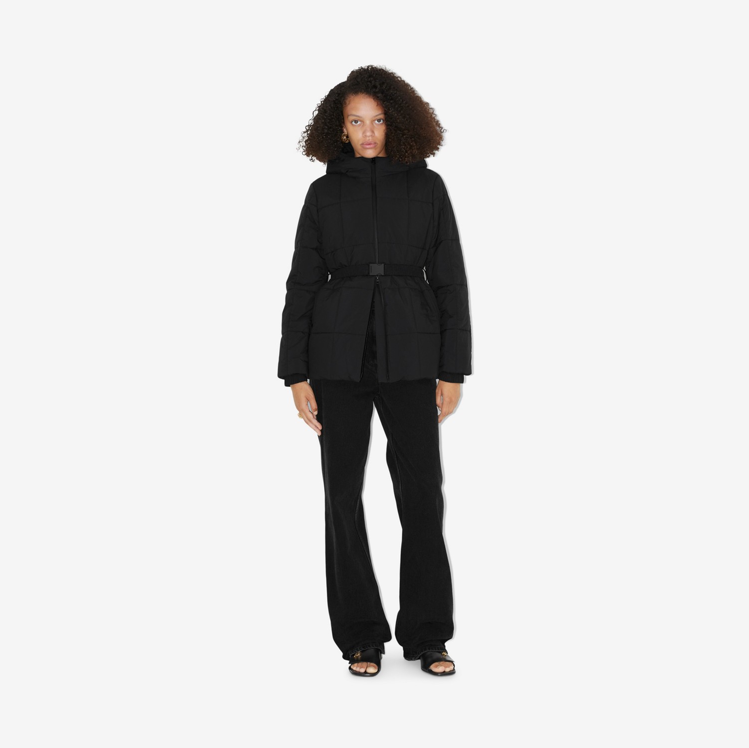 EKD 나일론 퀼팅 재킷 (블랙) - 여성 | Burberry®