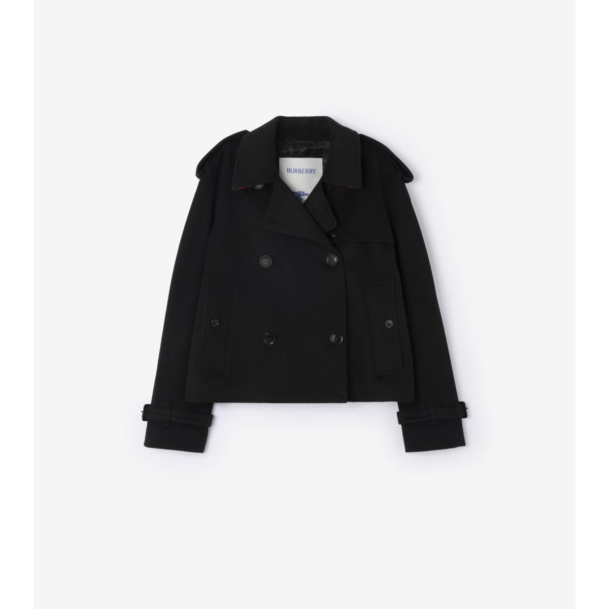 Check Cropped Mayfair Trench Jacket