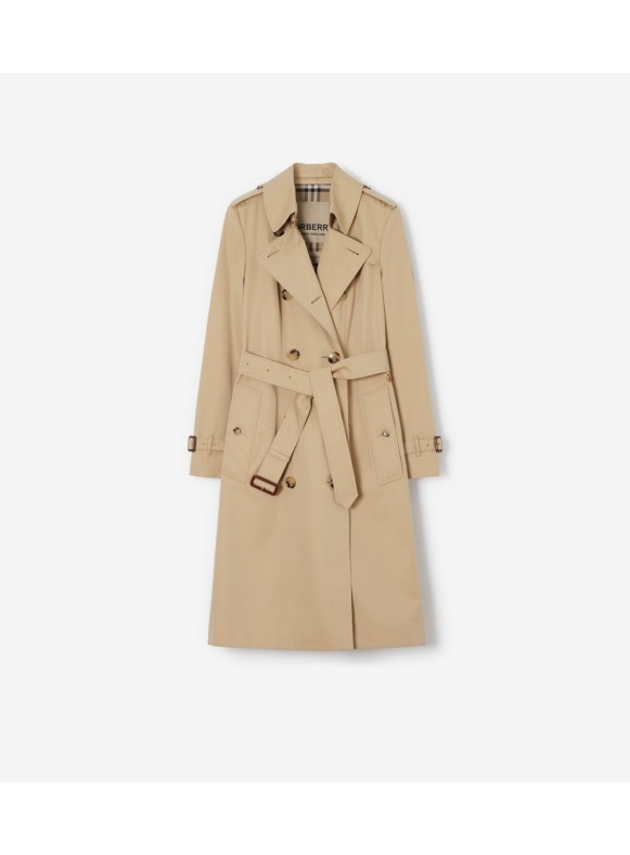 Burberry tiered hem trench sales coat