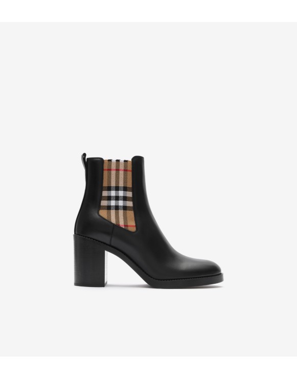 Leather Hampstead Heel Boots