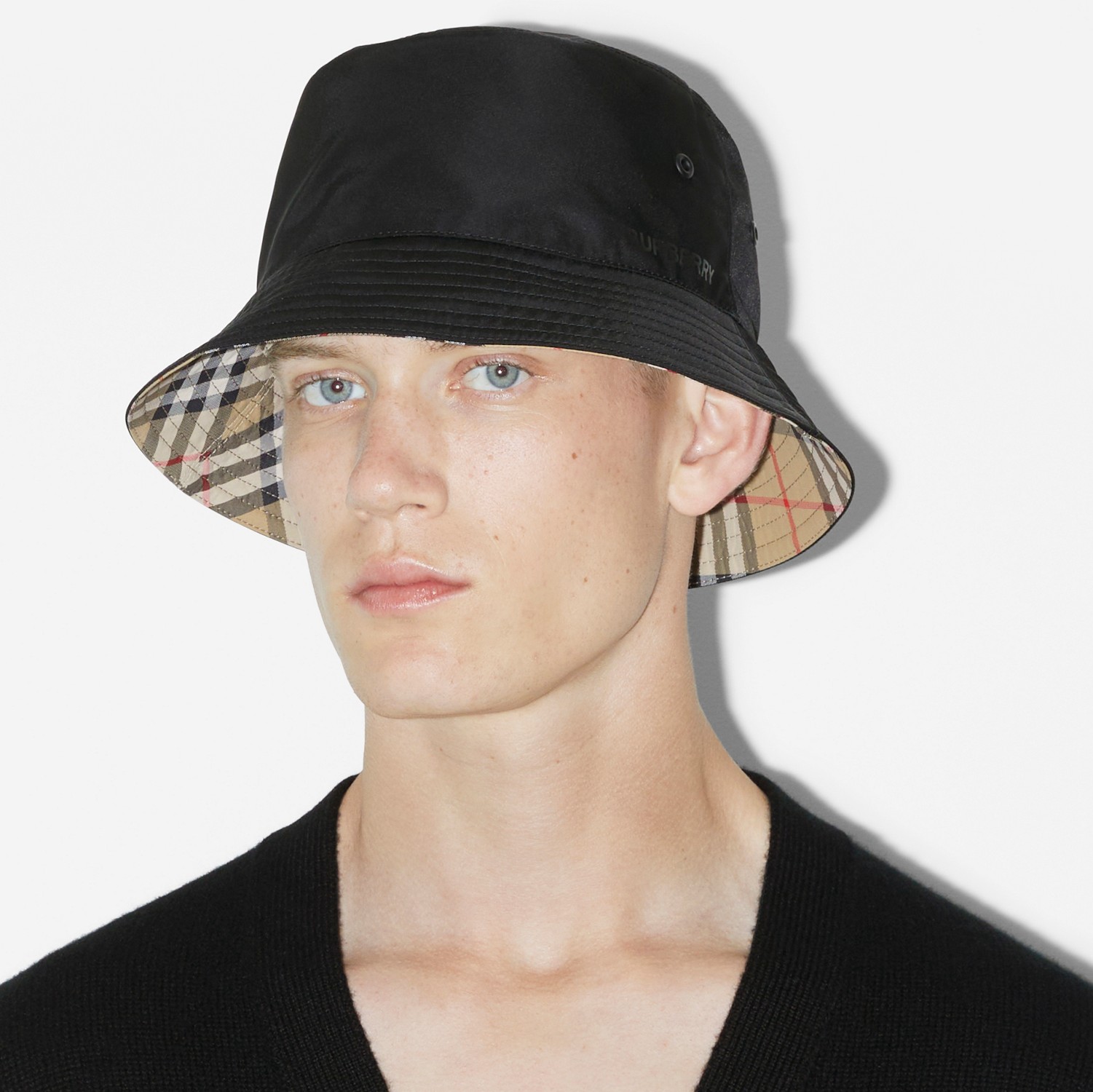 Cappello da pescatore reversibile in nylon
