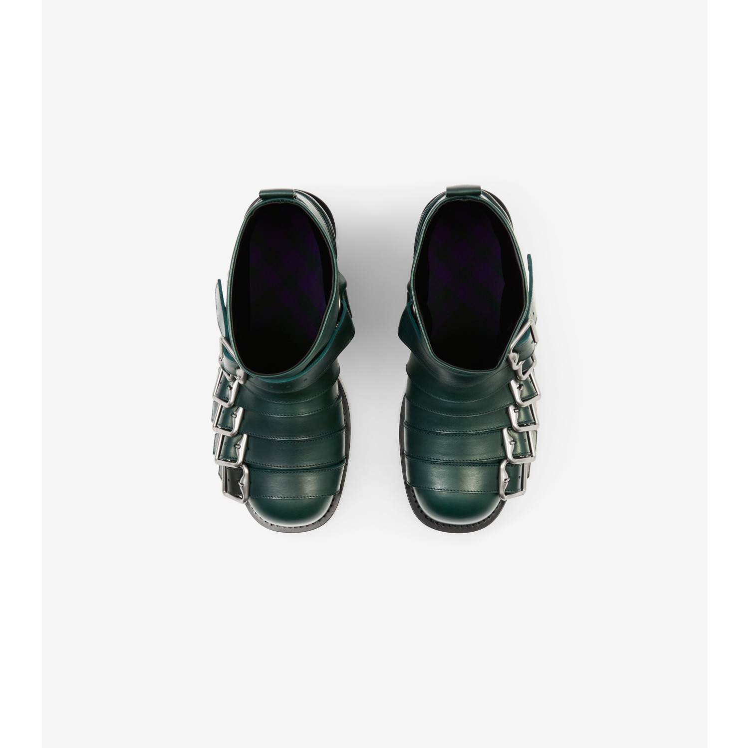 Lederschuh „Strap“ (Vine) - Damen | Burberry®