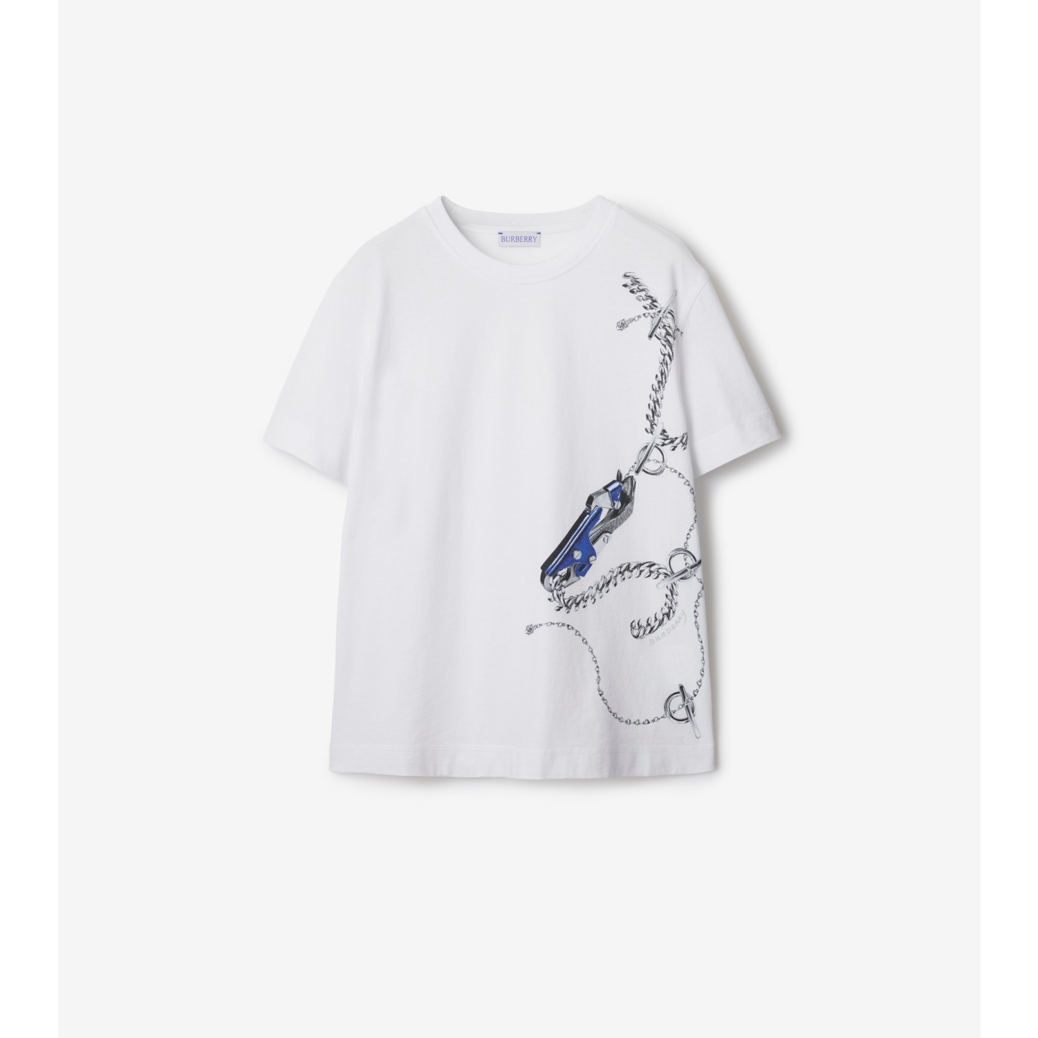 Boxy Knight Hardware Cotton T-shirt - Women | Burberry® Official