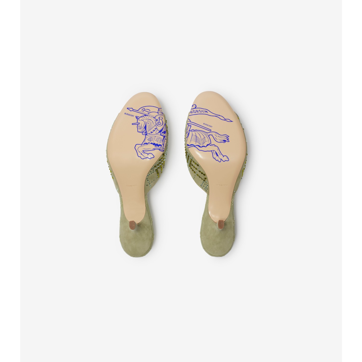 サンダル・ミュール Burberry SS25 'Mews' mules (8102491 ALABASTERIPCHECK) Burberry SS25 'Mews' mules (8102491 ALABASTERIPCHECK