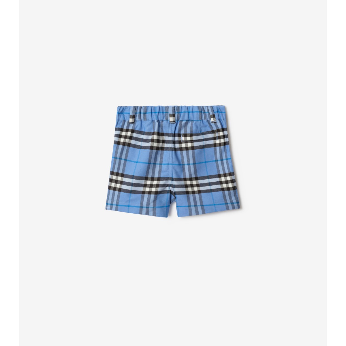  Check Cotton Oxford Shorts