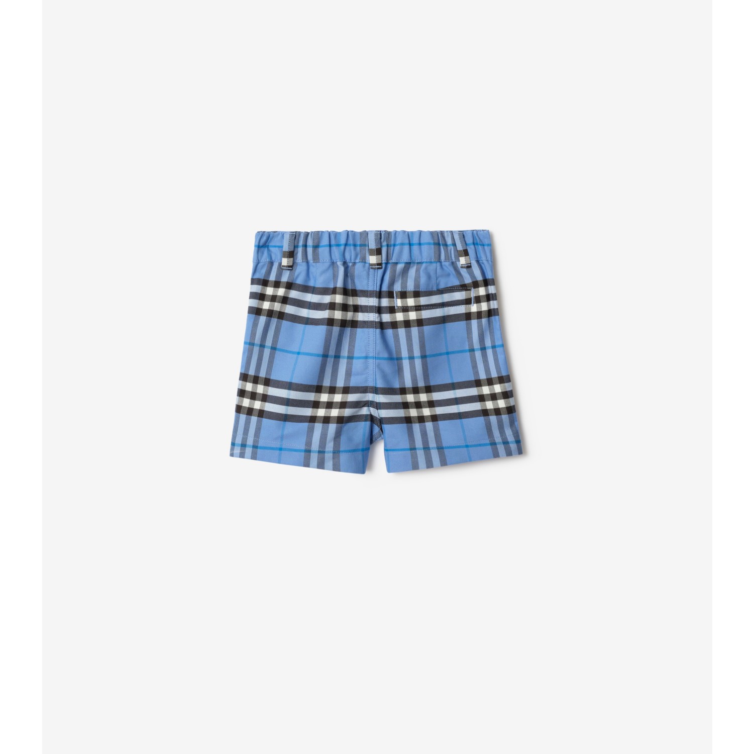 Check Cotton Oxford Shorts