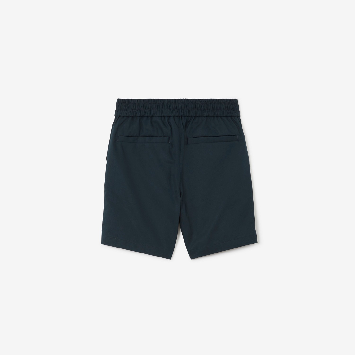 Cotton Twill Chino Shorts in Navy Black | Burberry® Official