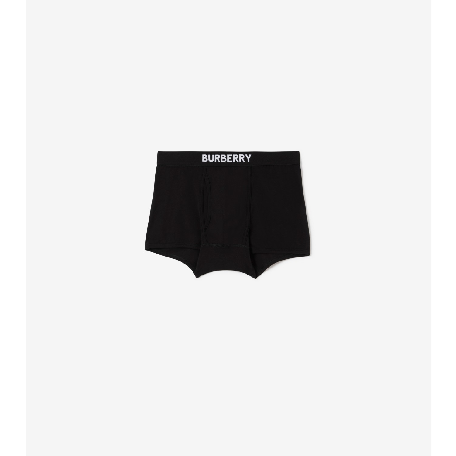 Cotton Boxer Shorts in Black - Men | Burberry® Official