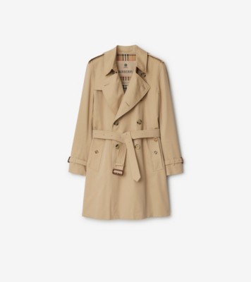 ミッドレングス ケンジントン ヘリテージ トレンチコート (ハニー