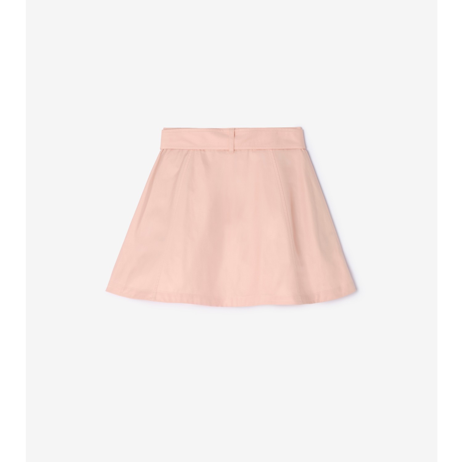 Cotton Trench Skirt
