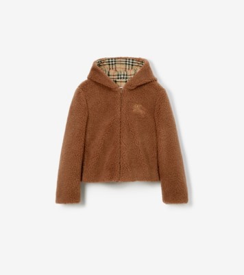 Fleece sale hooded coat