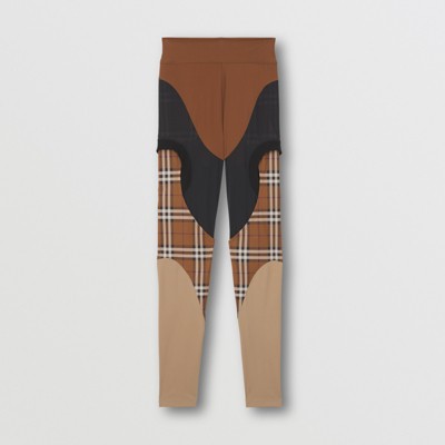 burberry check stretch jersey jodhpurs