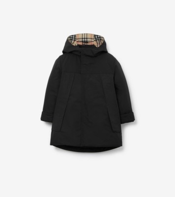 リバーシブル仕様のウォーマー付きコート (ブラック) | Burberry®公式サイト