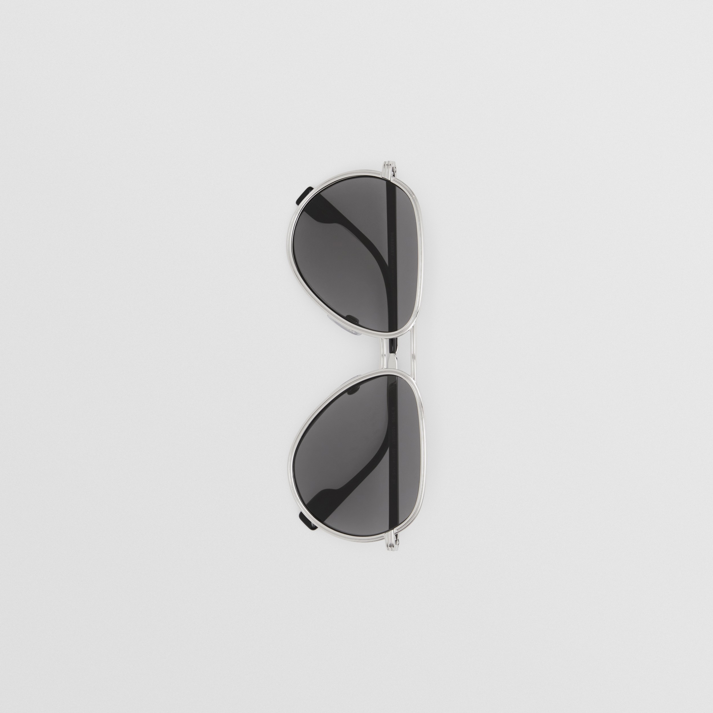 Pilot Sunglasses in Black - Men | Burberry® Official - 4