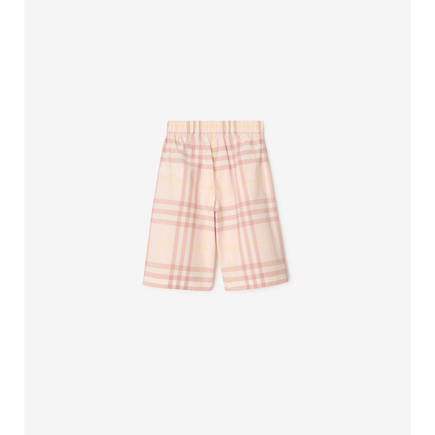 Check Cotton Trousers