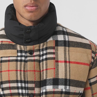 patchwork coat men