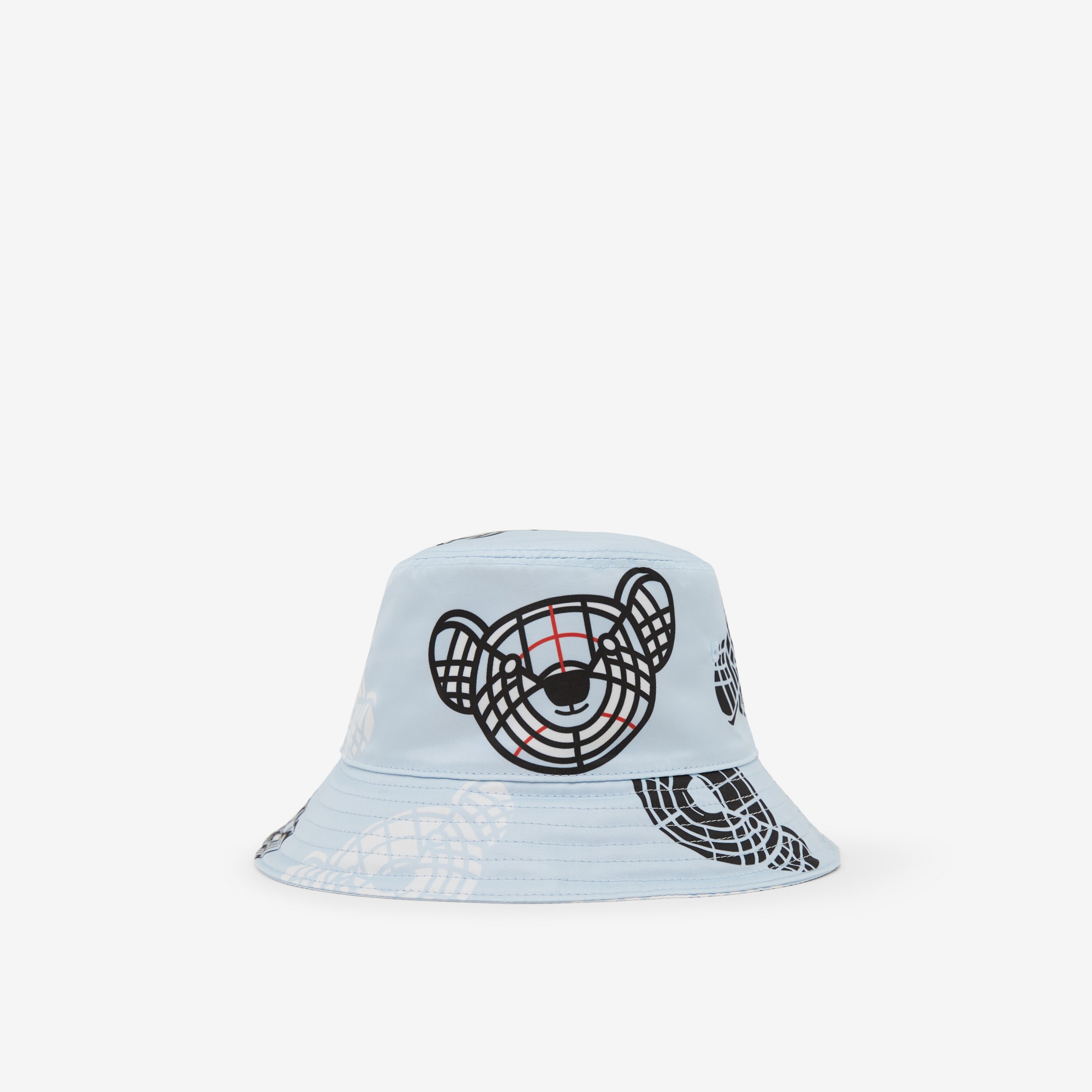 Thomas Bear Print Bucket Hat in Pale Blue - Children | Burberry® Official - 3