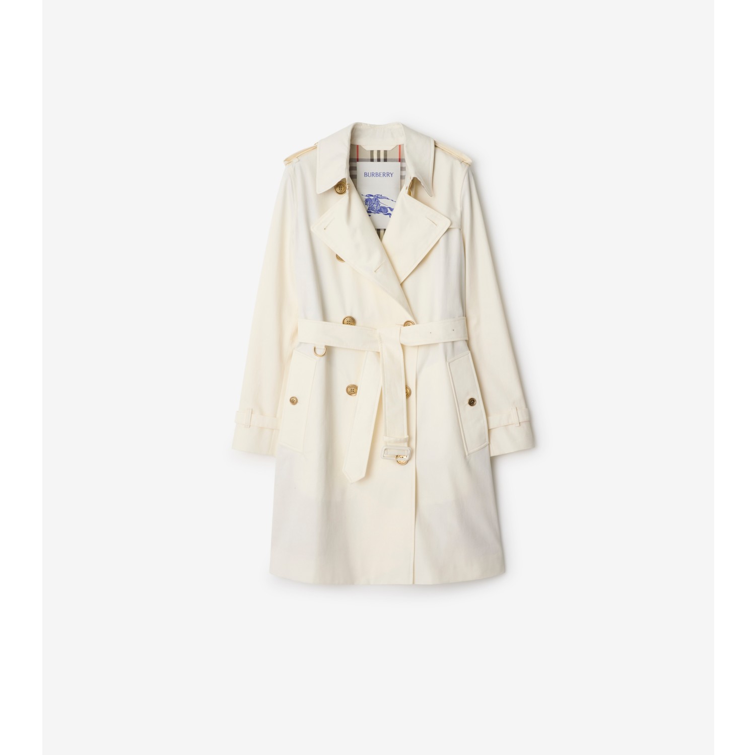 Mid-length Gabardine Kensington Trench Coat