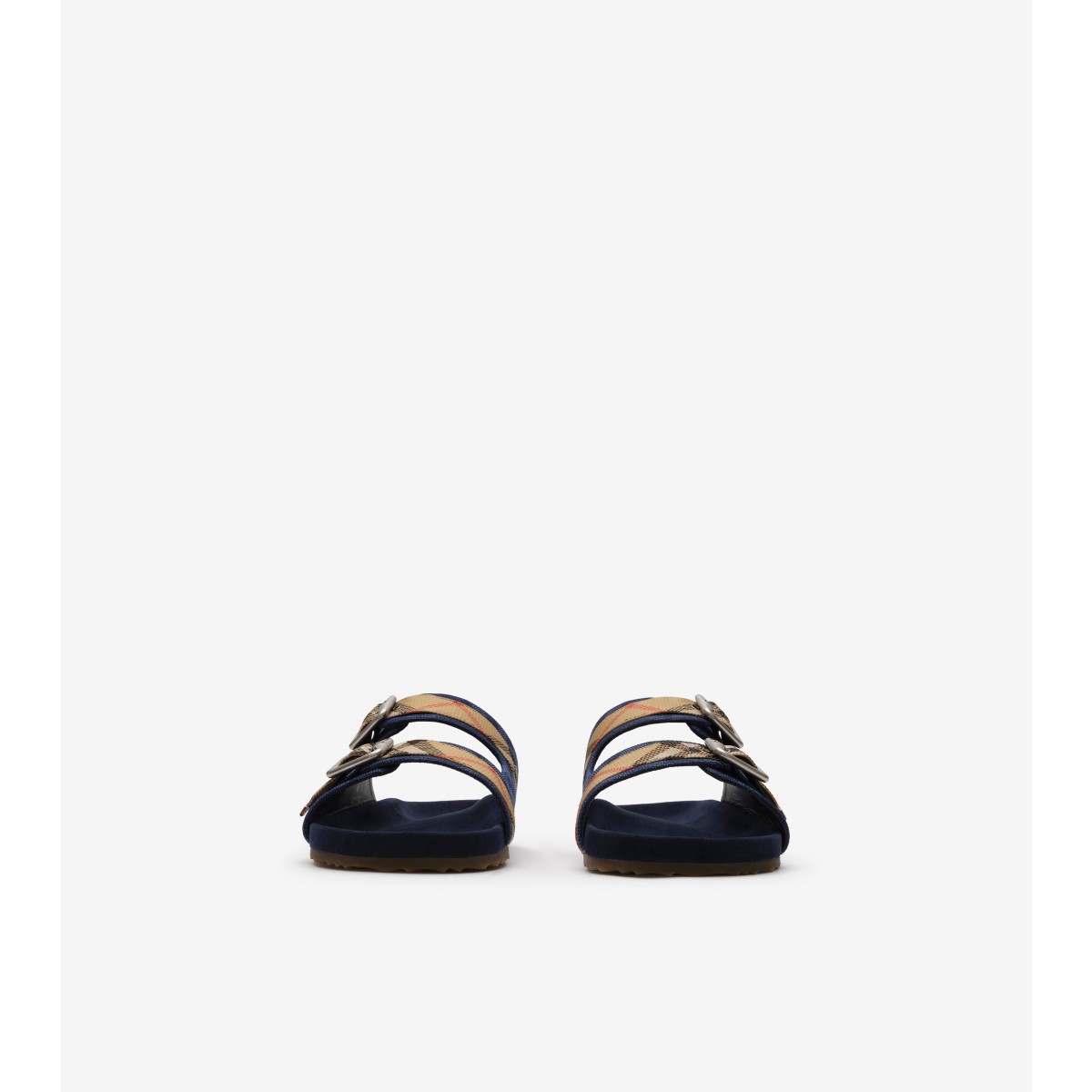  Check Denim Urchin Sandals
