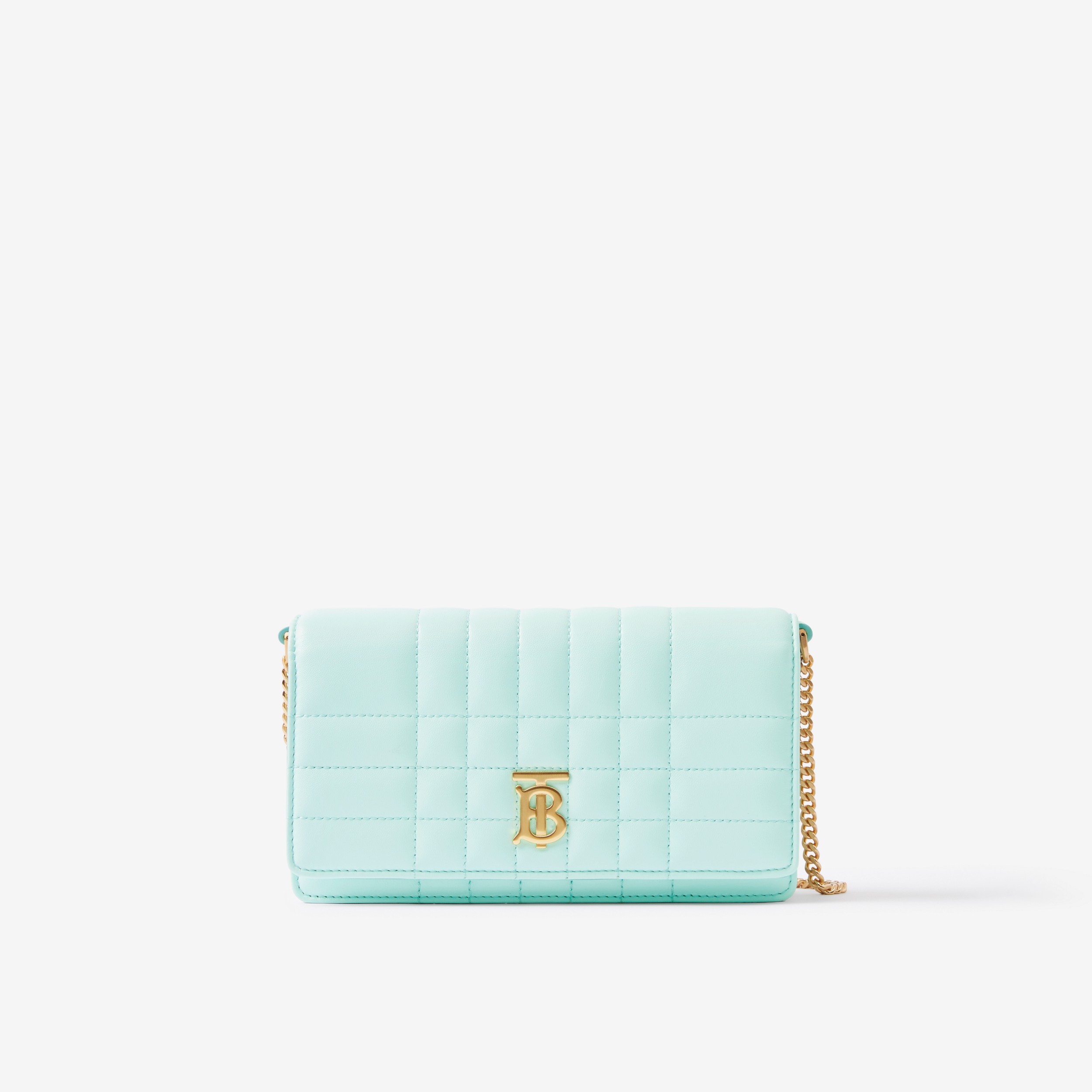 Lola Clutch in Cool Mint - Women | Burberry® Official - 1