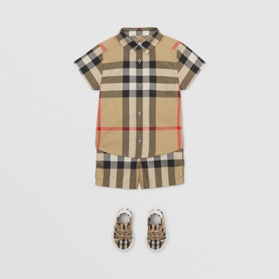 childrens burberry shirt