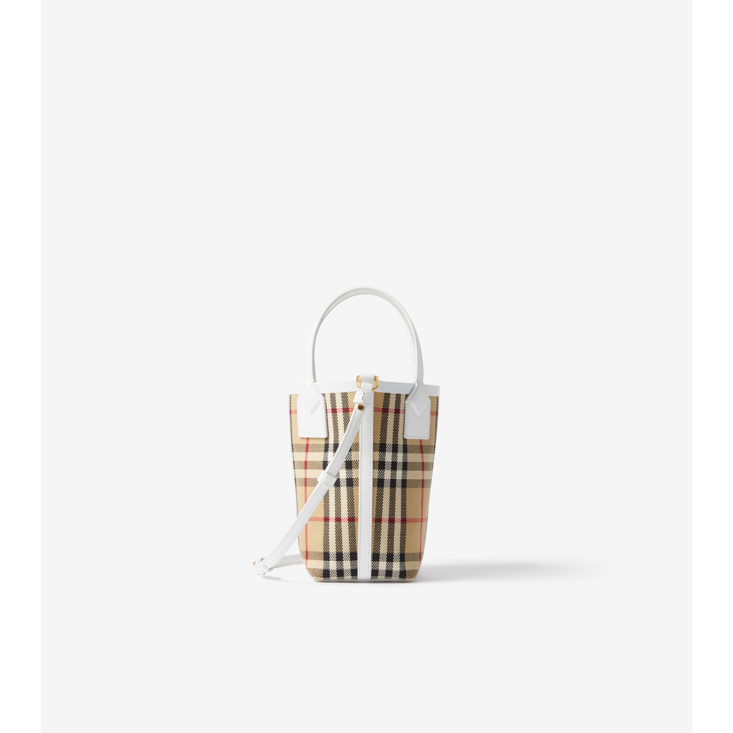Mini London Tote Bag in Archive Beige - Women | Burberry® Official
