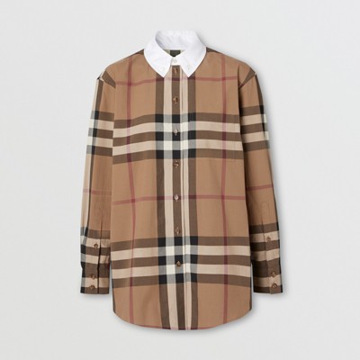 camicia burberry donna