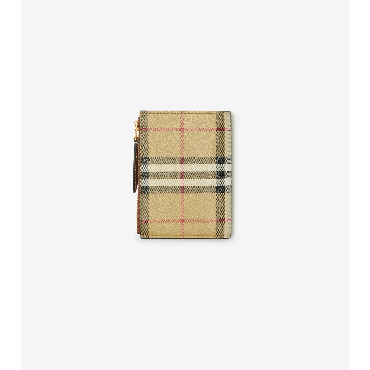 Small Check Bifold Wallet in Archive beige Women Burberry Official