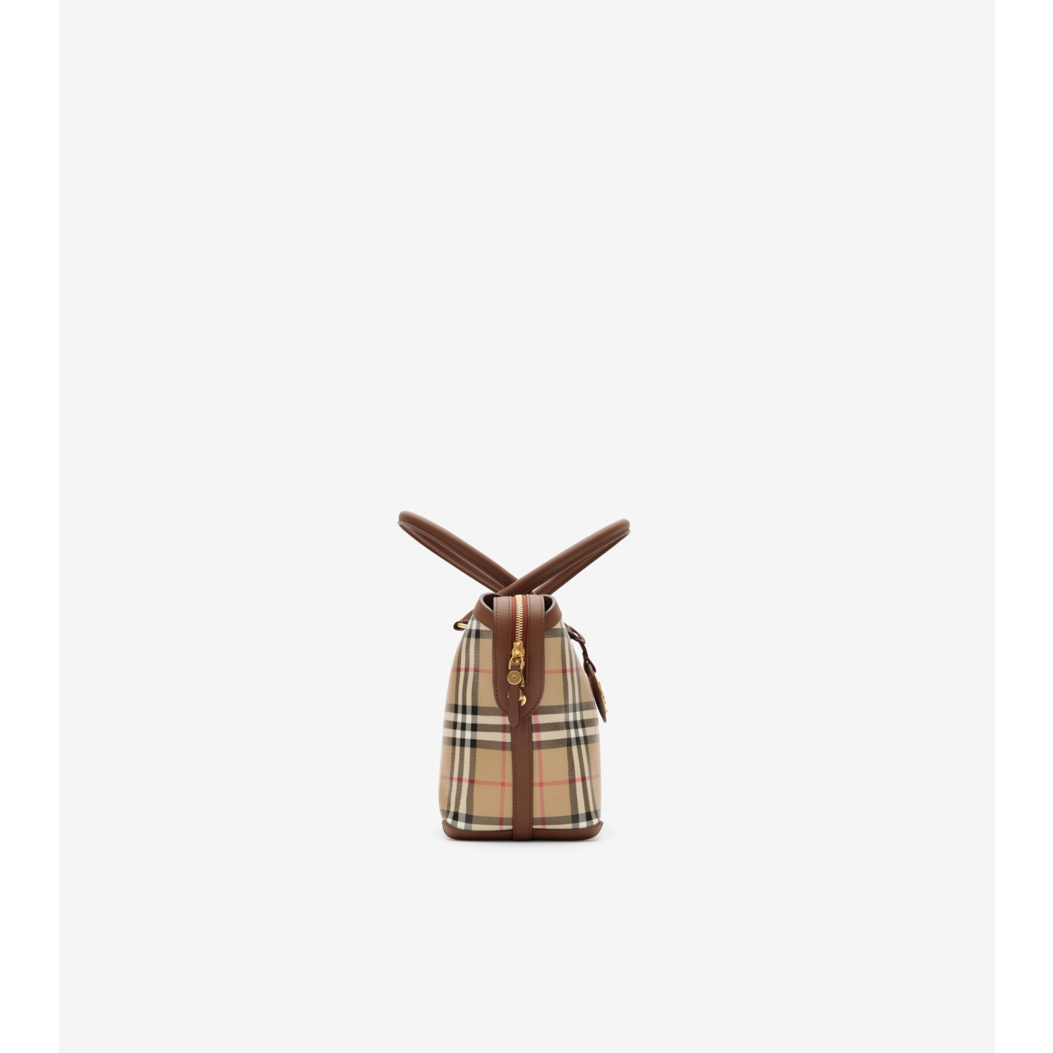 Tote Check piccola con cerniera