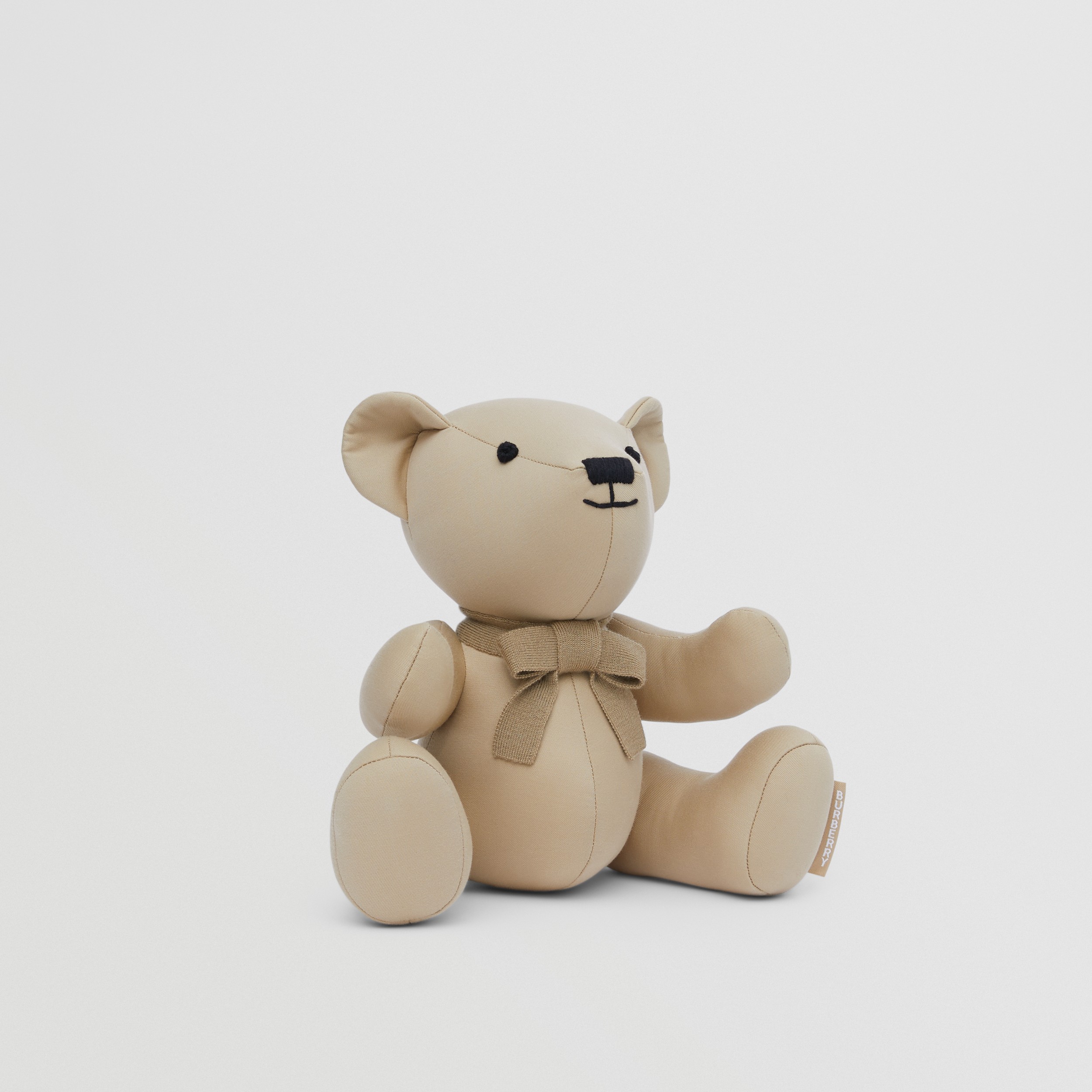 Cotton Gabardine Thomas Bear in Honey - Children | Burberry® Official - 3
