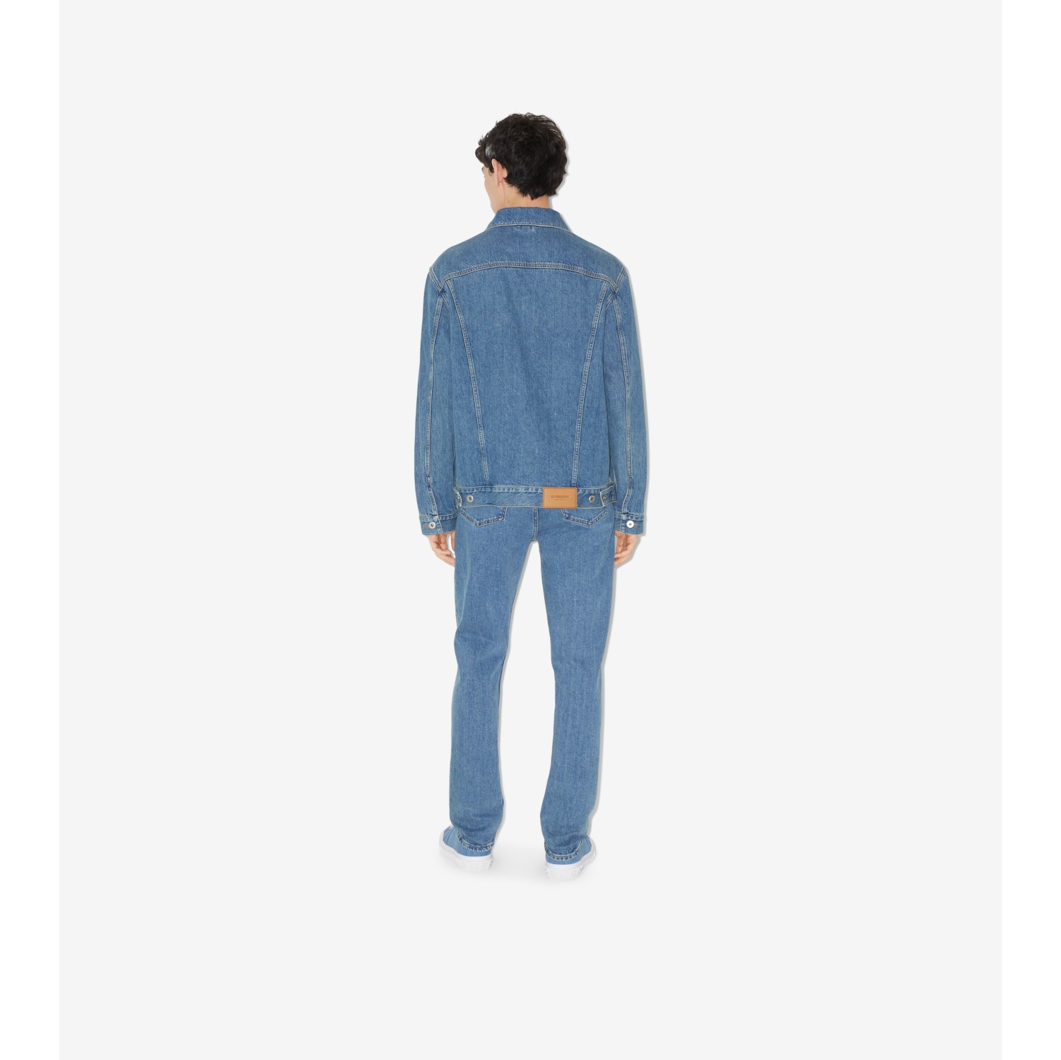 Denim Jacket in Mid blue - Men