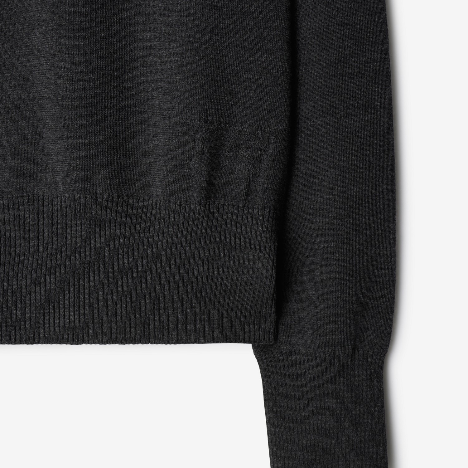 Wool Sweater in Grey - Men | Burberry® Official Wool Sweater in Grey - Men | Burberry® Official