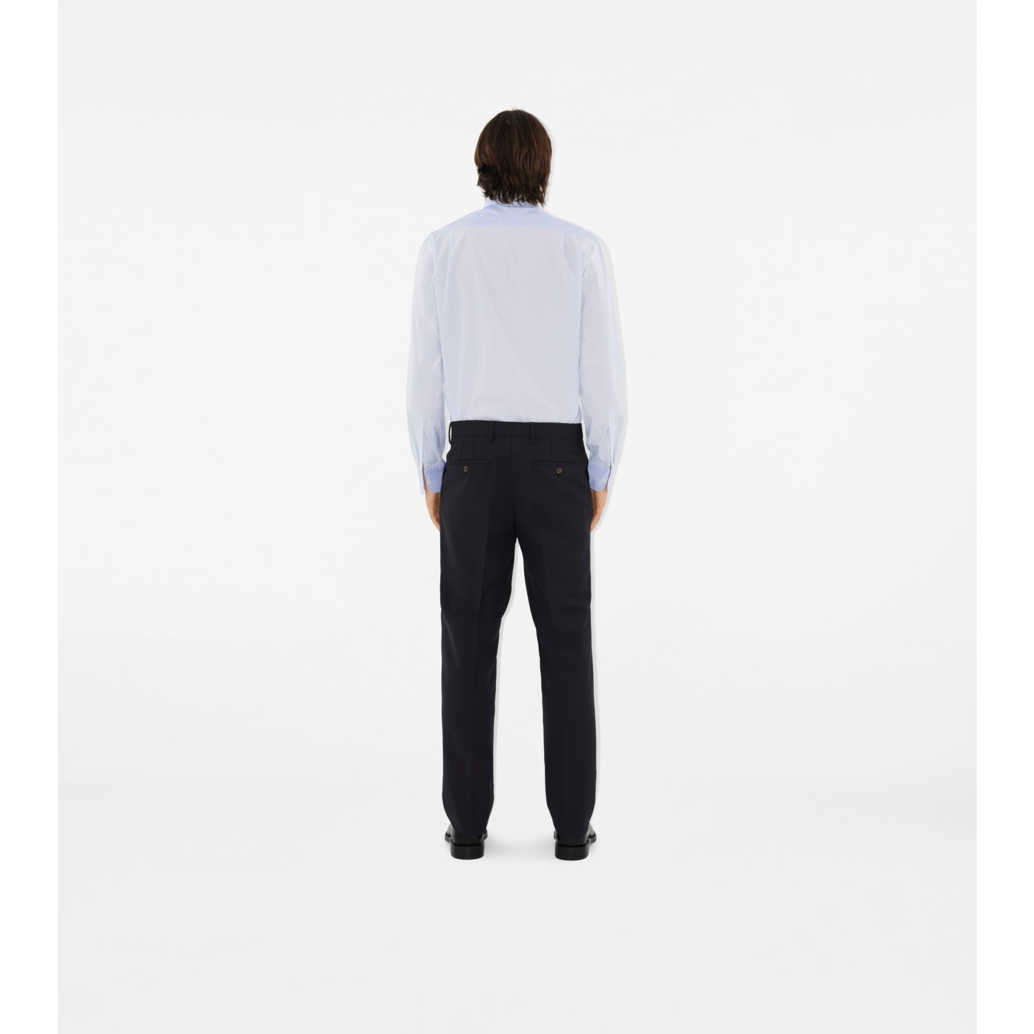 Wool Mohair Tailored Trousers